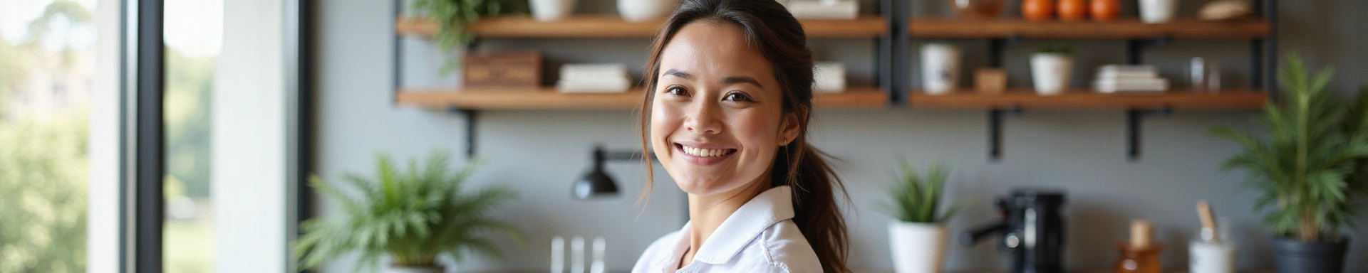 Ritratto professionale di una nutrizionista sorridente